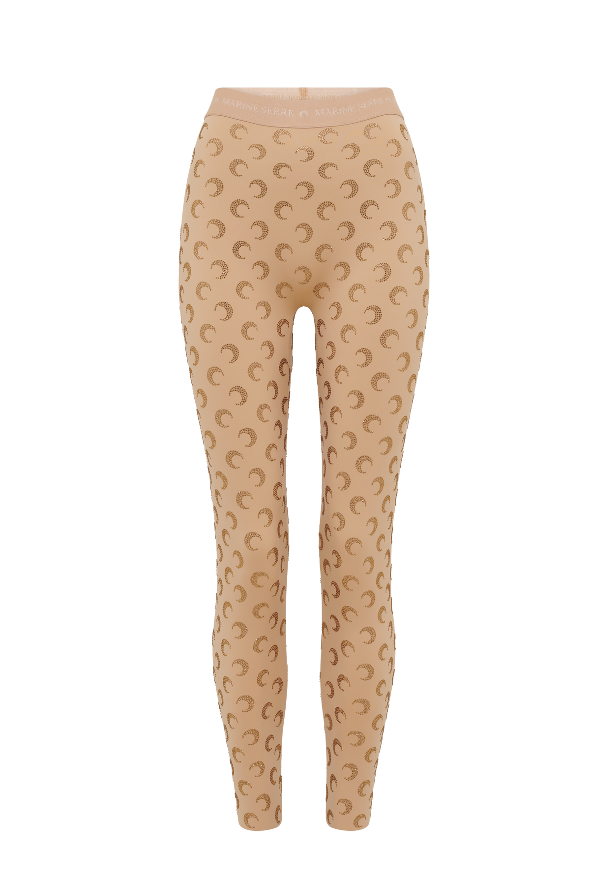 Recycled Moon Strass Jersey Stirrup Legg - Camel