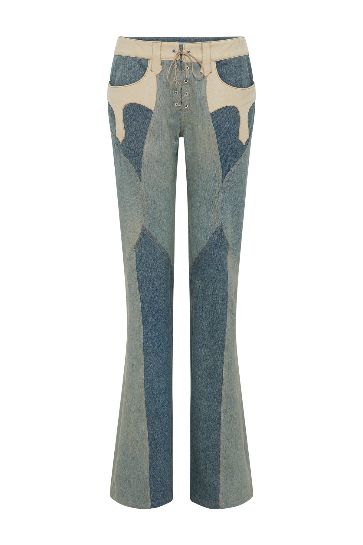 Pantalon en denim Upcyclé - Sand