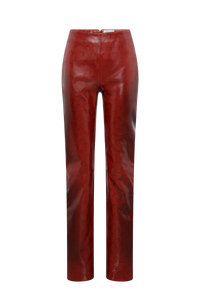 Pantalon Moon en cuir - Red