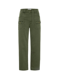 Trousers with utility pockets - Washed Winter Moss