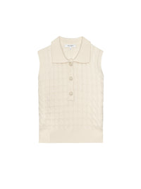 THE CABLE POLO VESTCREAM