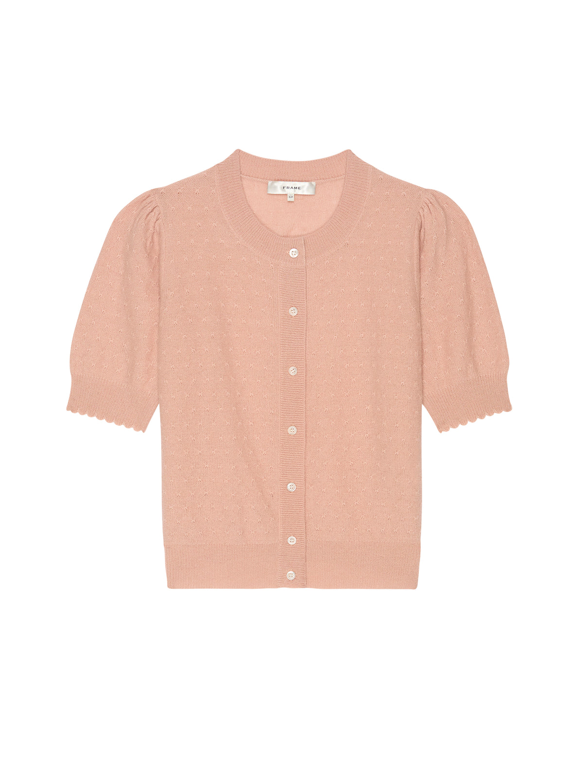 THE CASHMERE POINTELLE CARDILIGHT PINK
