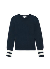 THE CASHMERE CLUB SWEATERNAVY MULTI