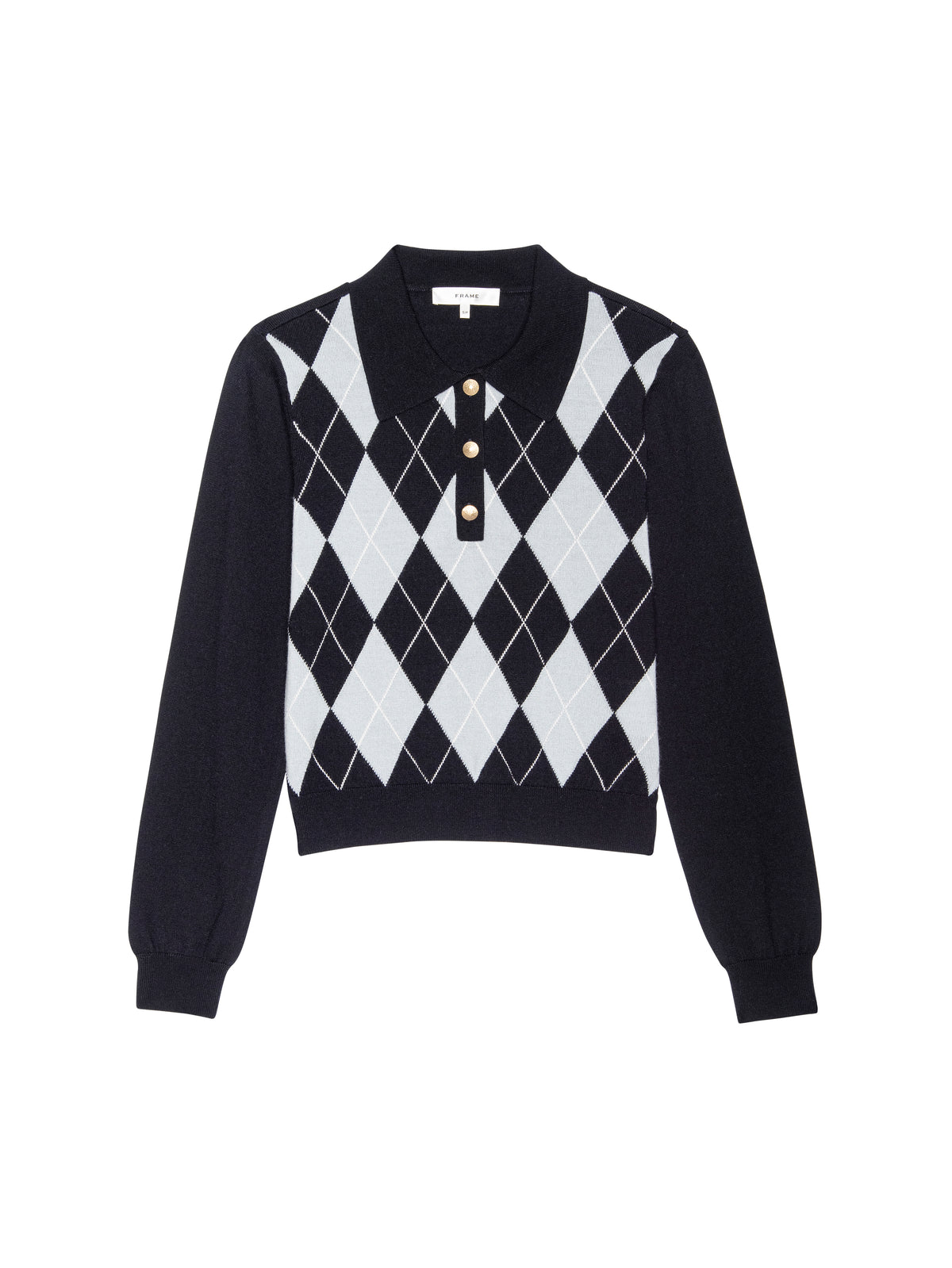 THE ARGYLE POLOGREY MULTI