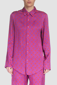 Chemise Moon imprimée - Violet