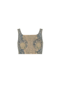 PRIX MARQUE : 170€_Grey Denim Top - Grey Denim