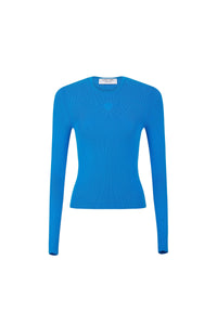 Pull en maille core - Azur
