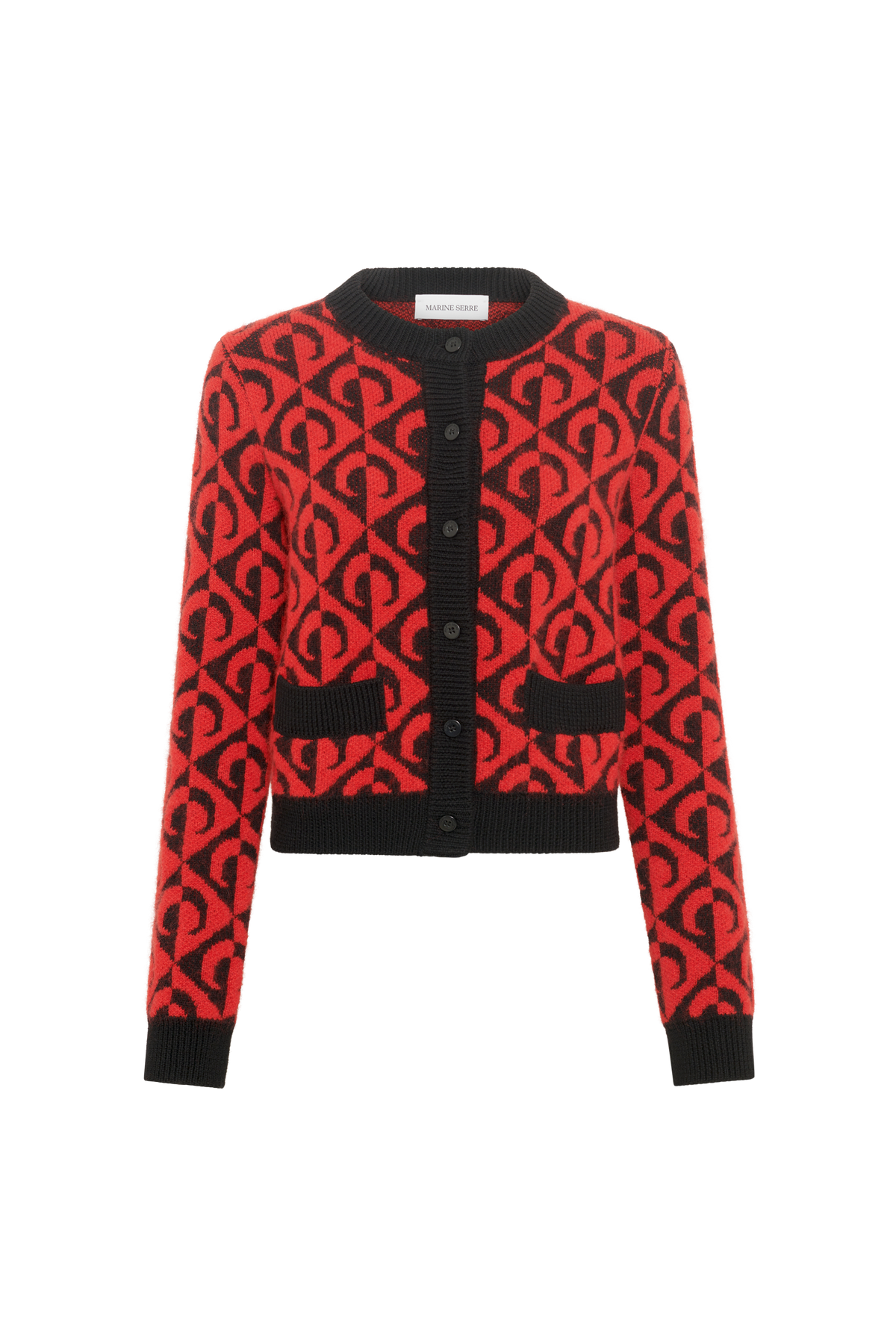 Moon Lozenge Knit Cardigan - Multicolore