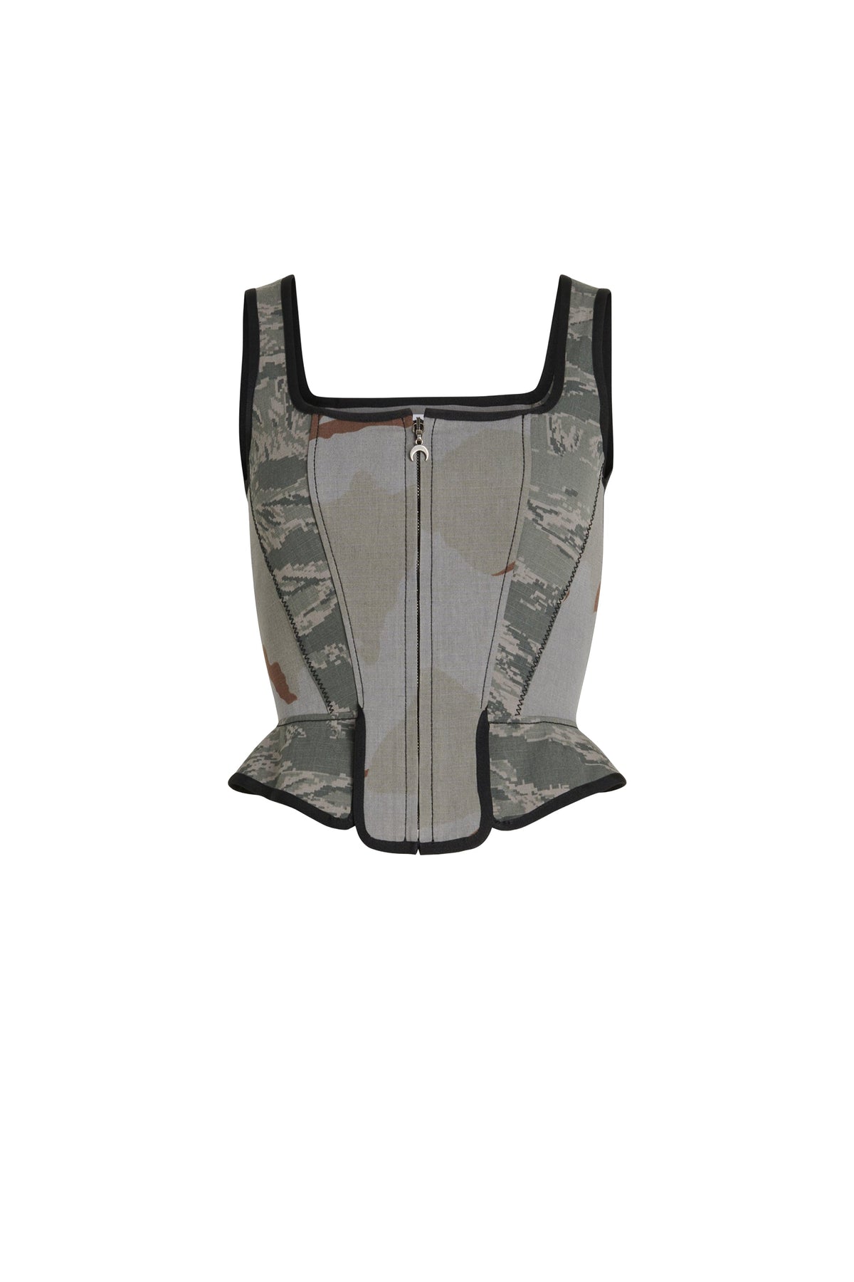 Corset cintré zippé - Dark Grey