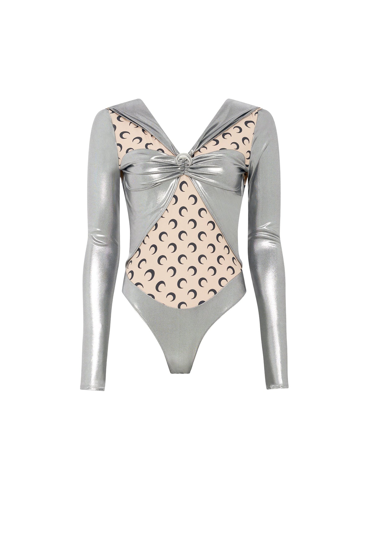 Body drapé en jersey - Silver