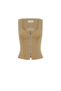 PRIX MARQUE : 190€_Dark Beige Top - Dark Beige