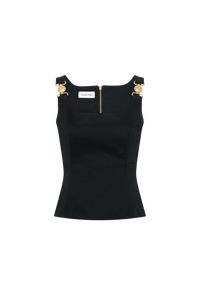 Workwear Sleeveless Top - Noir