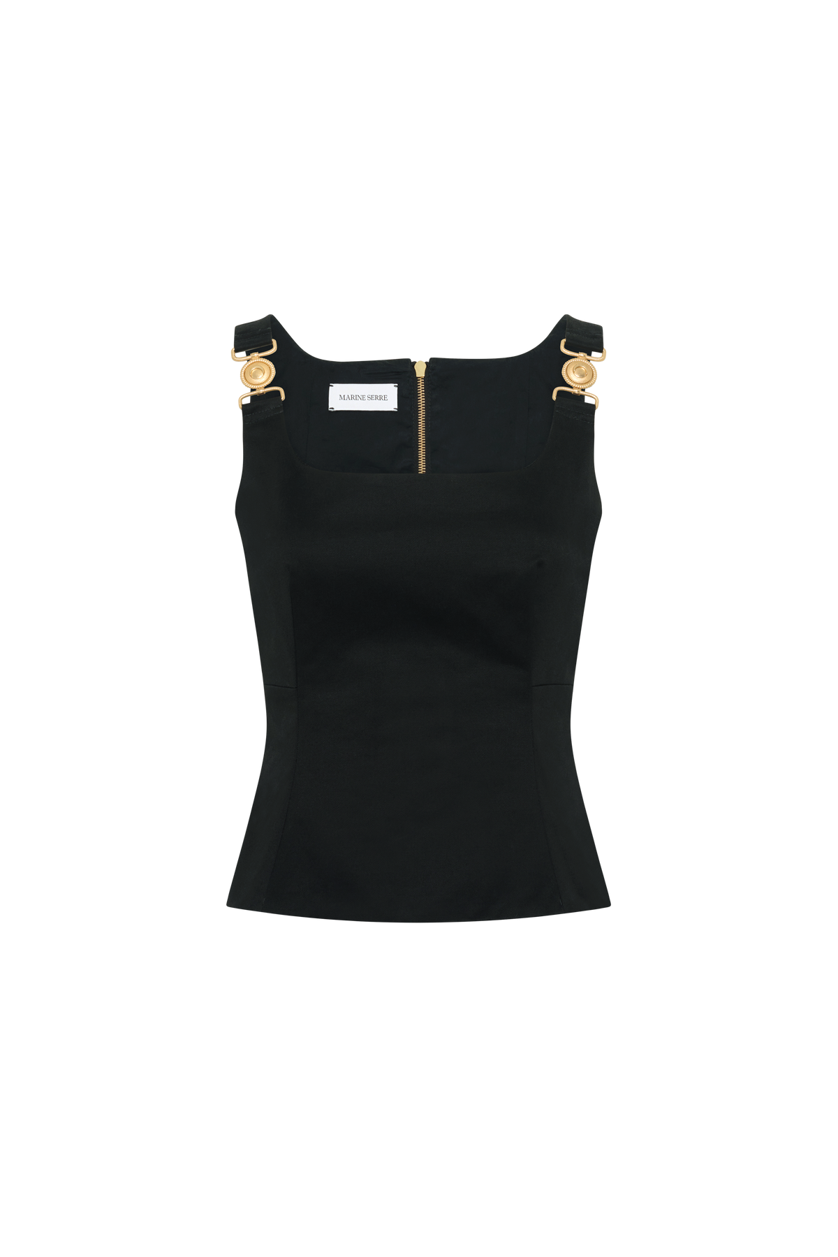Workwear Sleeveless Top - Noir