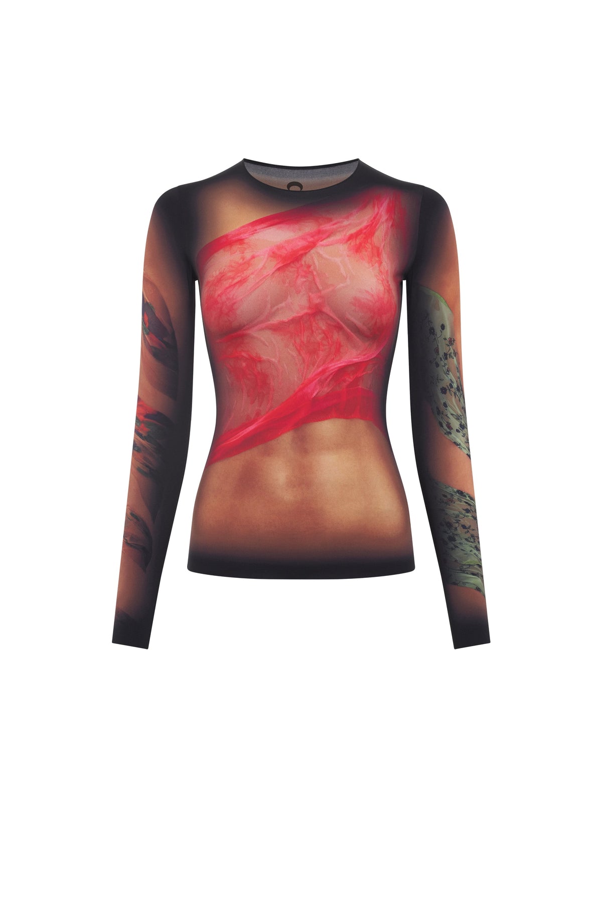 Top en jersey recyclé - Dark Beige