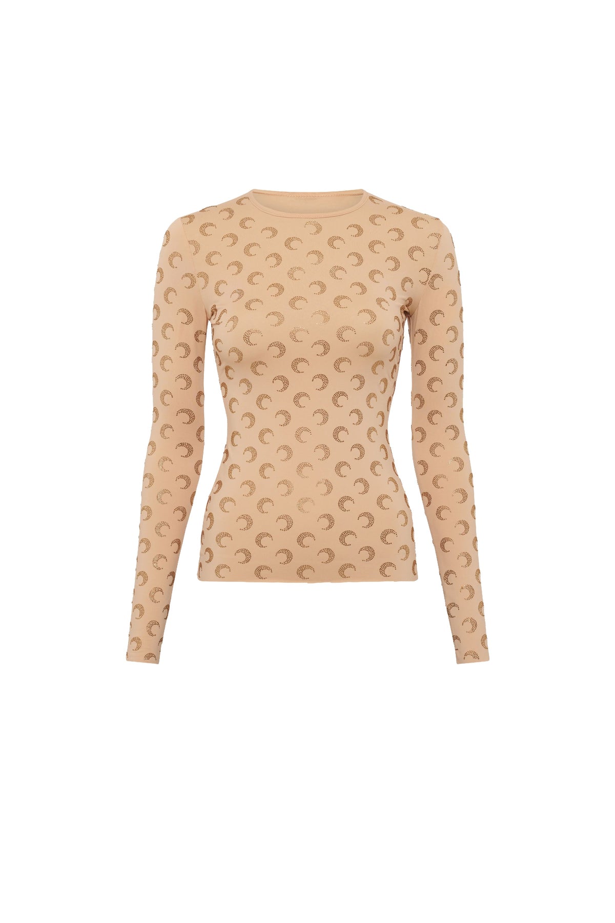Top Moon en jersey recyclé - Light Tan