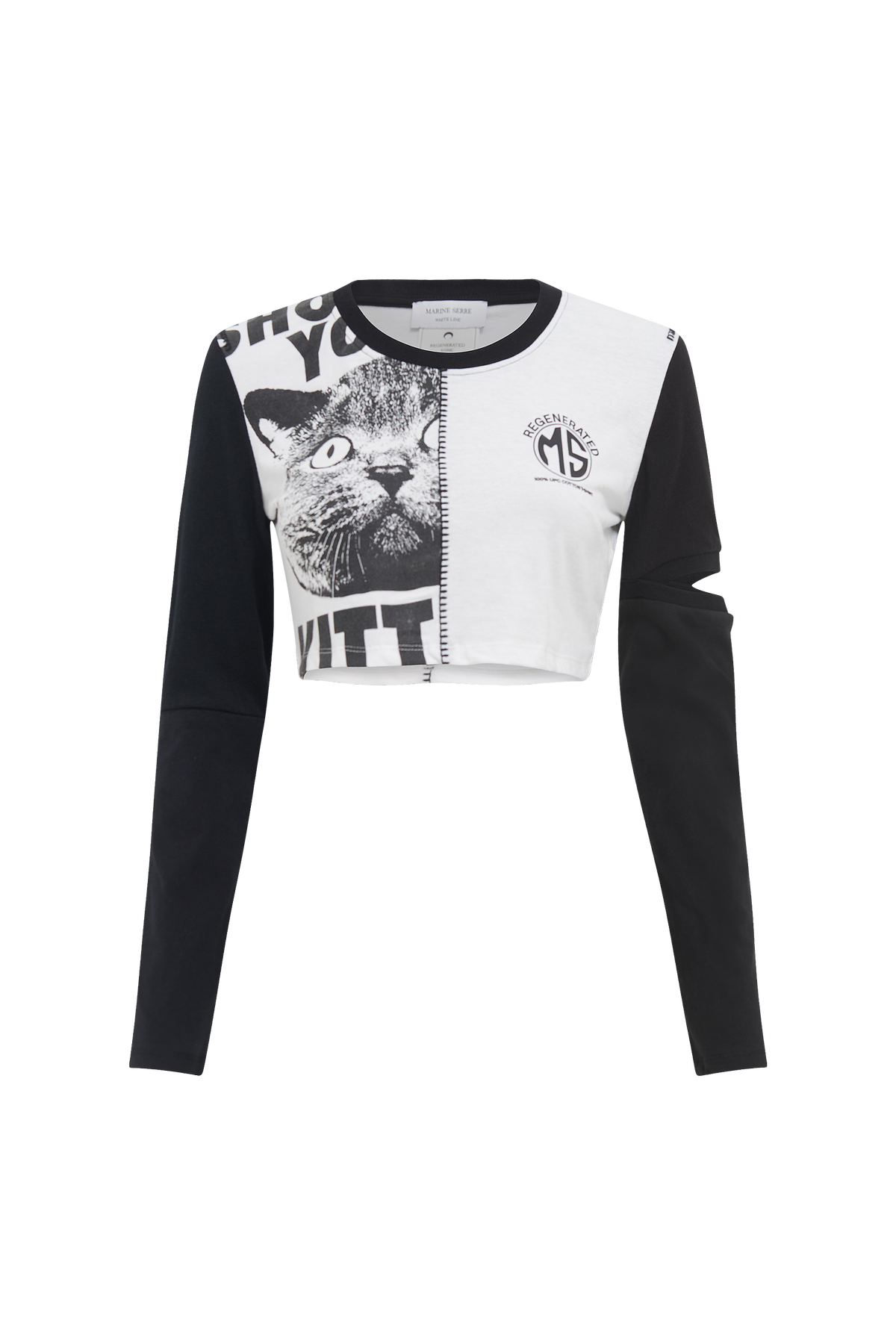T-shirt court Upcyclé - White