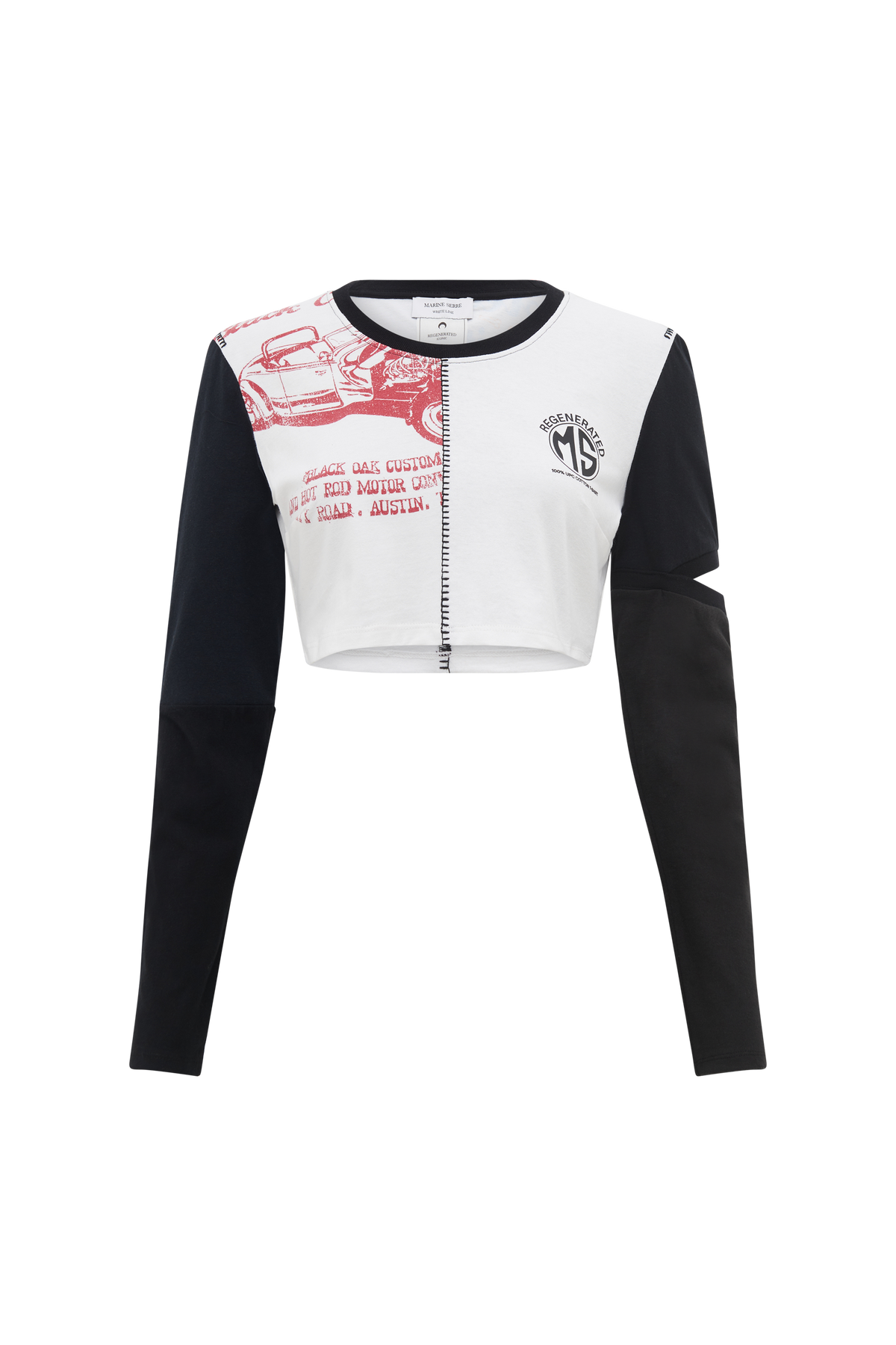 T-shirt court Upcyclé - White