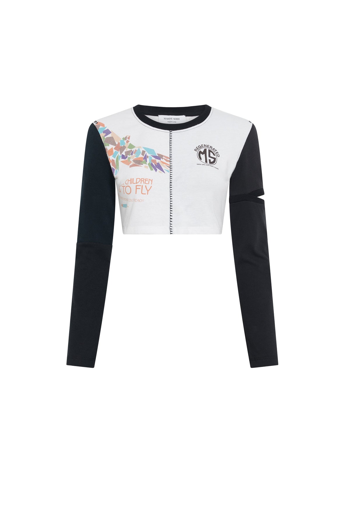 T-shirt court Upcyclé - White