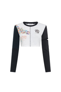 T-shirt court Upcyclé - White