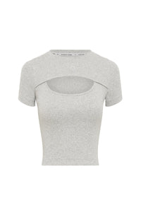 T-shirt Moon en coton - Grey