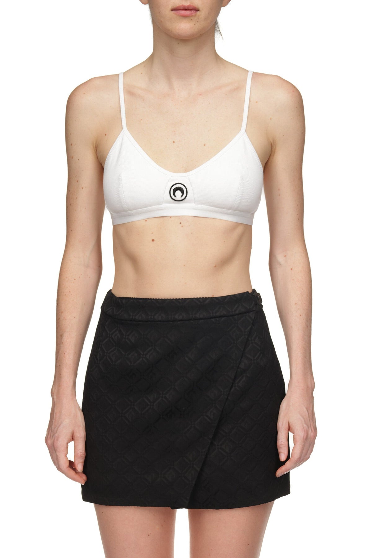 Soutien-gorge en coton côtelé - Blue