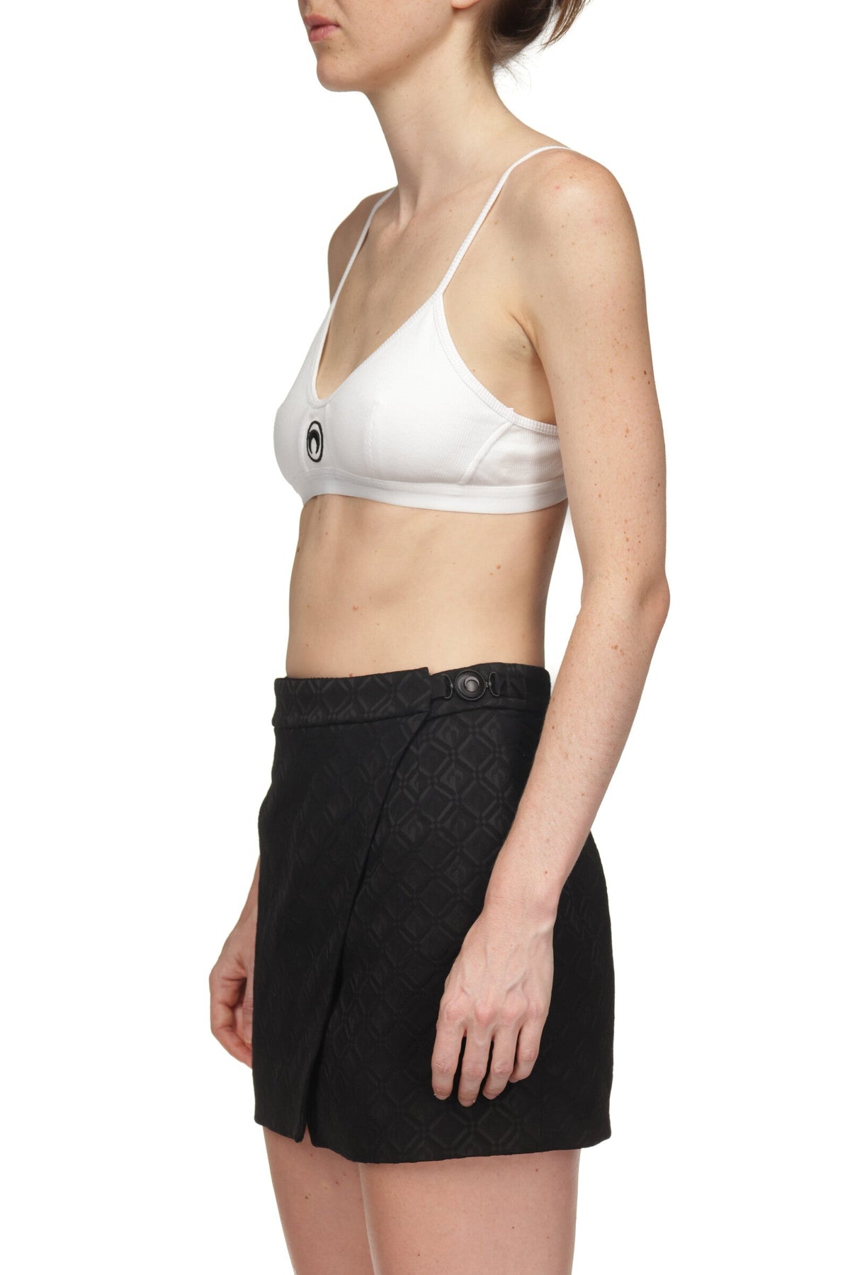 Soutien-gorge en coton côtelé - Blue
