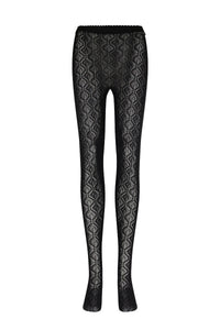 Collants Moon en mesh - Black