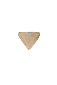 Culotte mesh floquée Moonogram - Light Beige