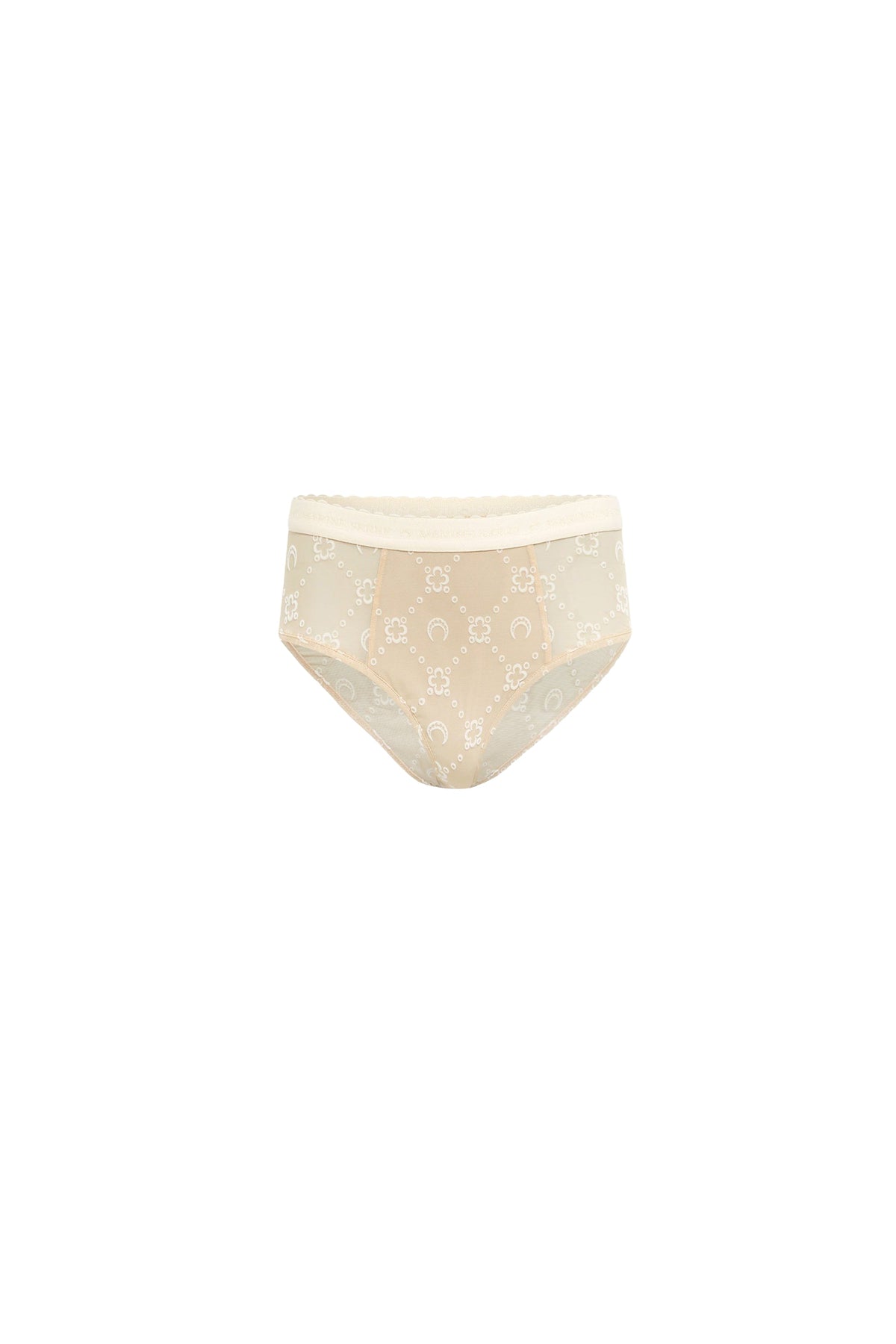 Culotte Moonogram en mesh - Light Beige