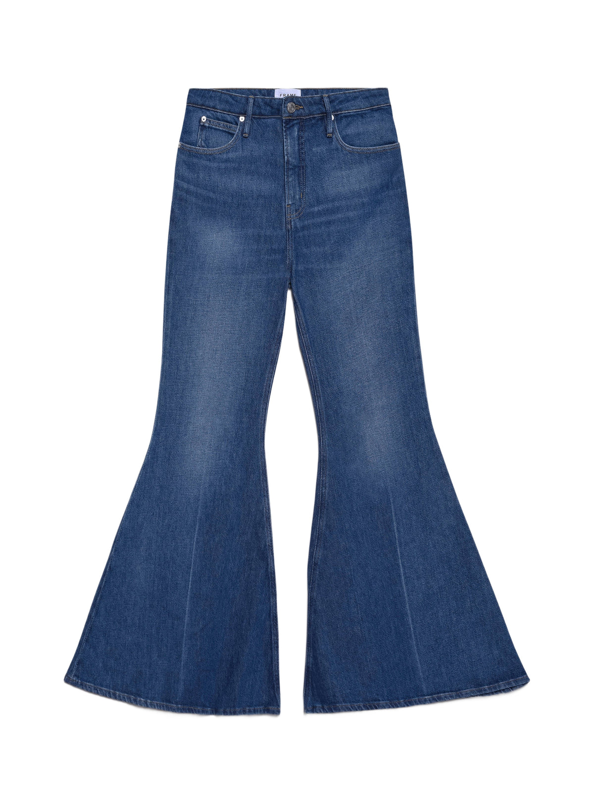 Flared denim trousers - Lago Di Como