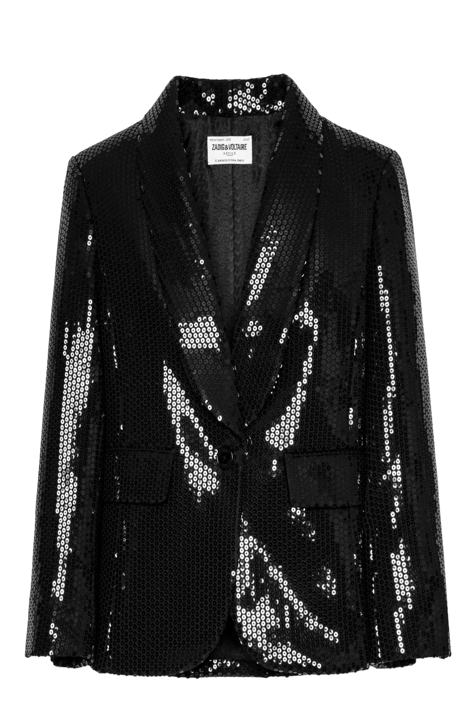 ZHORS LIGNE NOIR VALDY SEQUINS