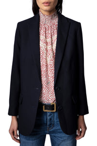 Veste Viva Strass - Encre