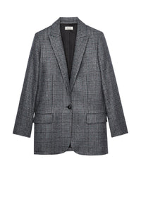 Blazer Viva Car en laine - Anthracite