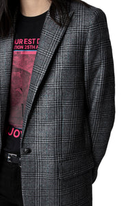 Blazer Viva Car en laine - Anthracite