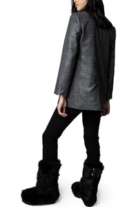 Blazer Viva Car en laine - Anthracite