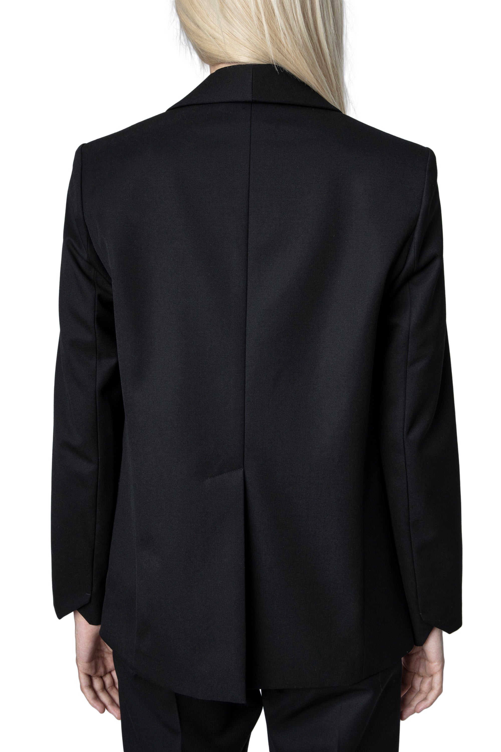 Blazer Date en laine mélangée - Noir