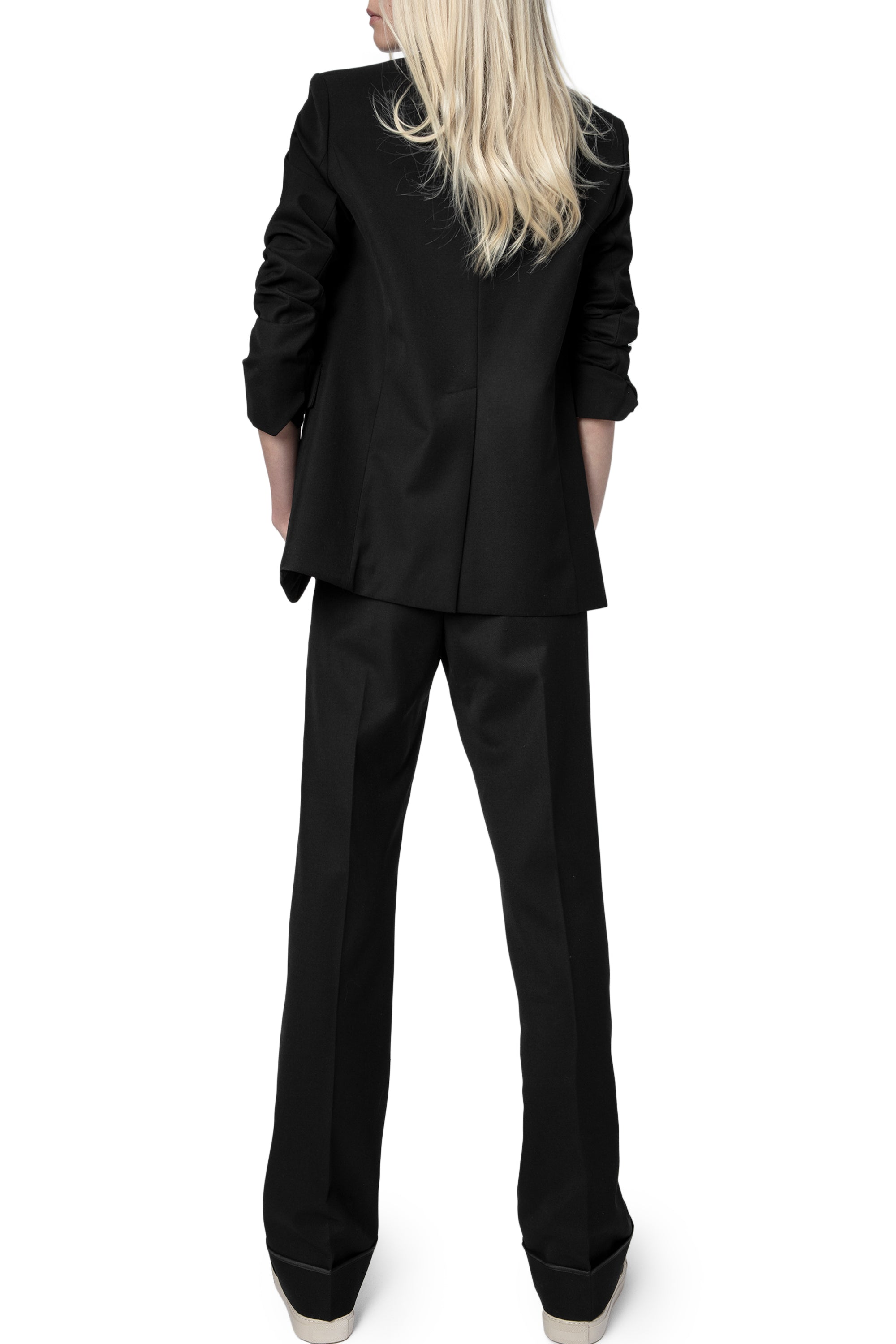 Blazer Date en laine mélangée - Noir