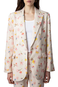 Blazer Vegy en lin - Vanille
