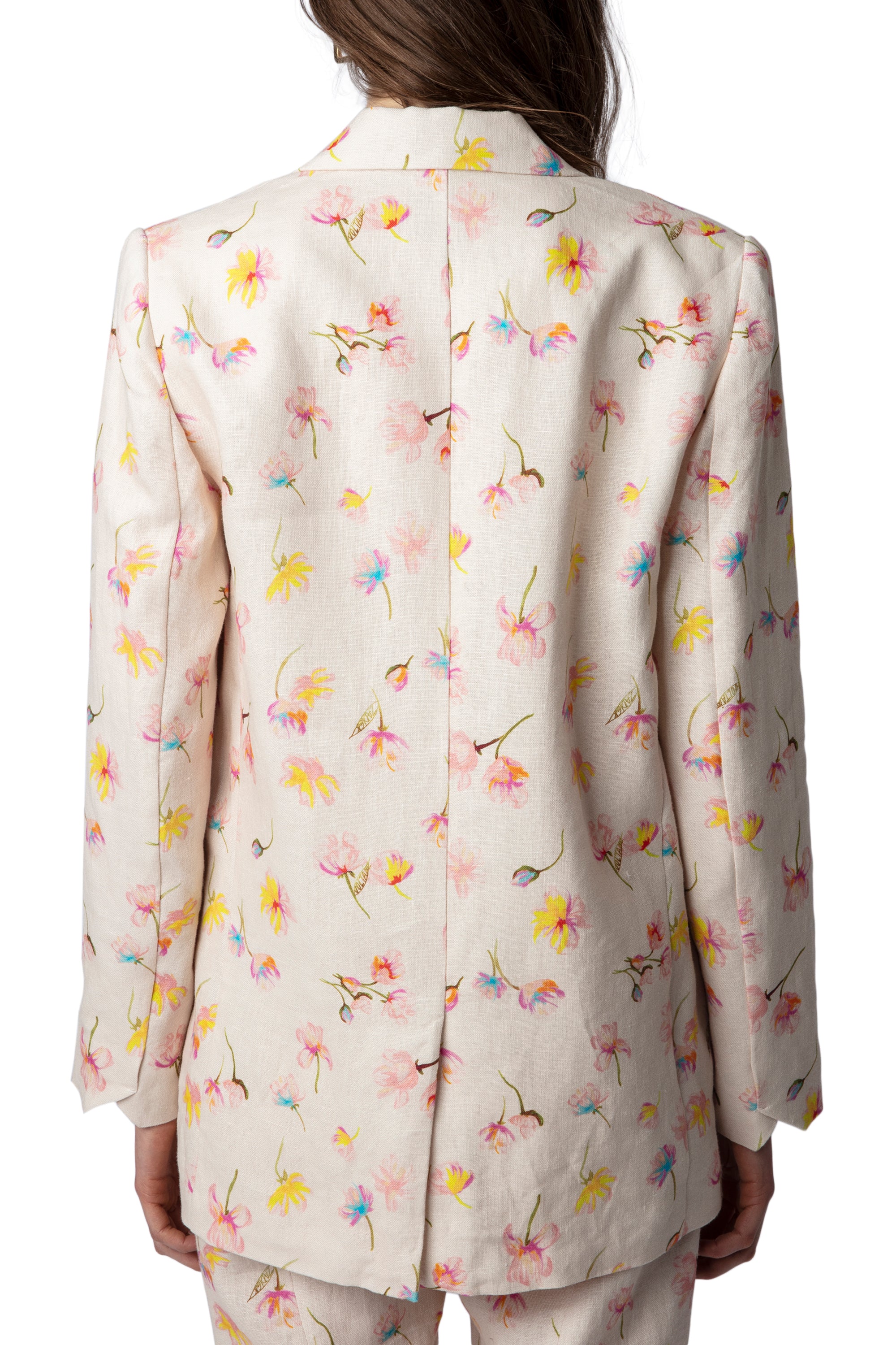 Blazer Vegy en lin - Vanille