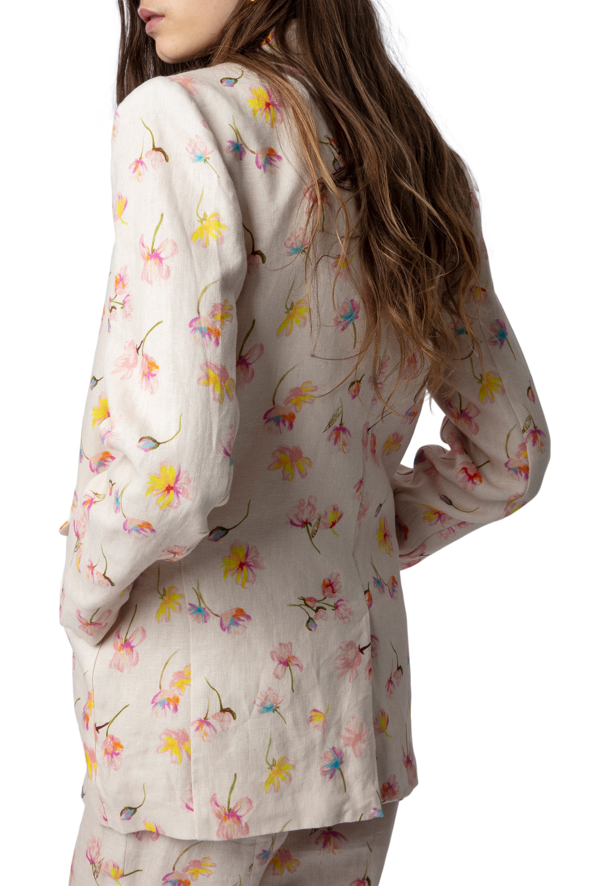 Blazer Vegy en lin - Vanille