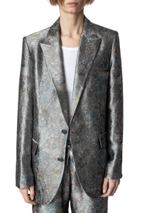Blazer Vegy Jacquard - Kaki