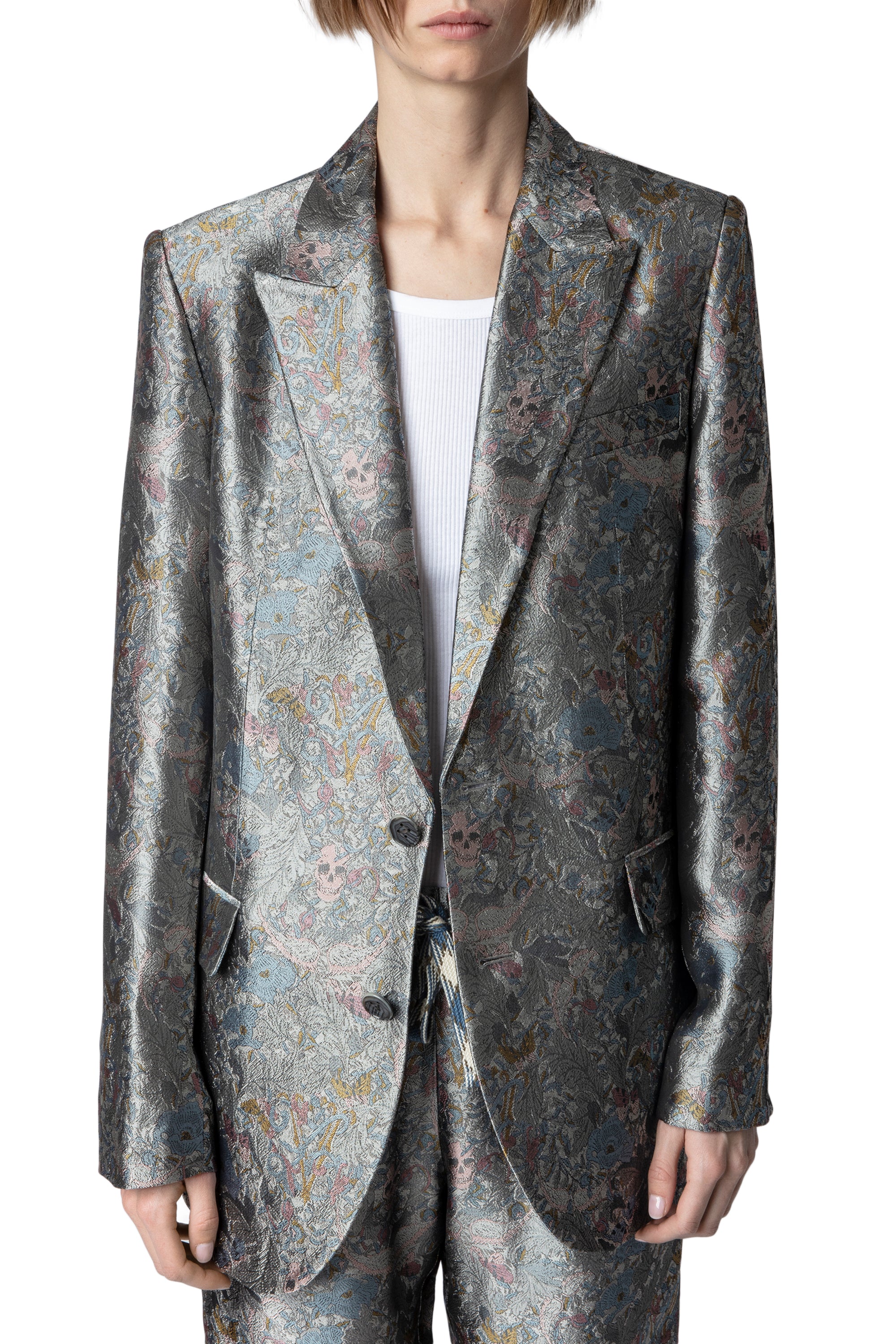 Blazer Vegy Jacquard - Kaki