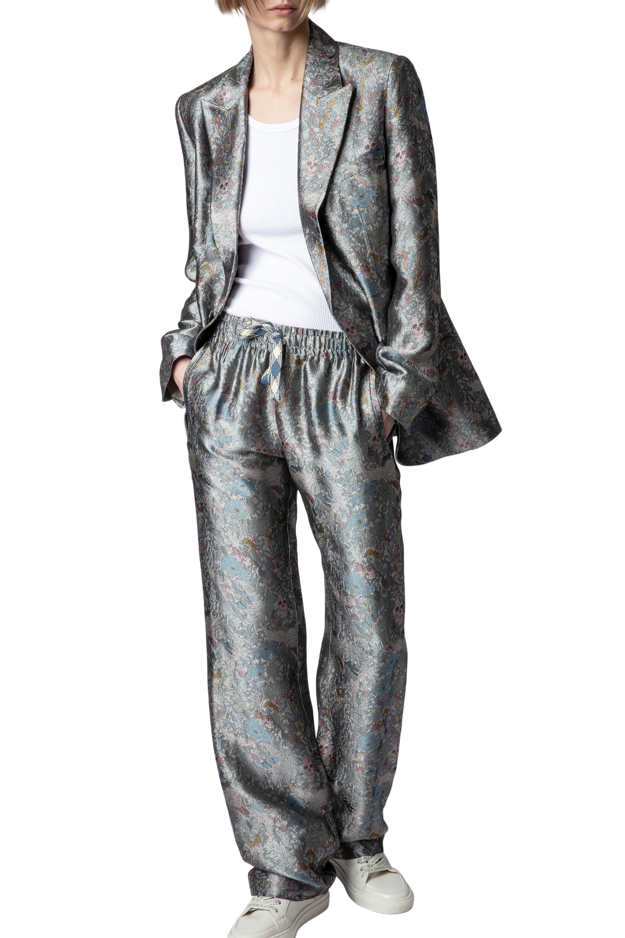 Blazer Vegy Jacquard - Kaki
