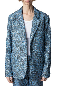 Blazer Vanille Sequins - Denim