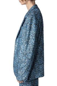 Blazer Vanille Sequins - Denim