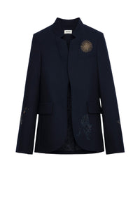 Blazer Very Multi Strass - Encre