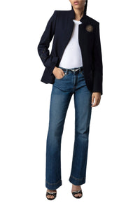 Blazer Very Multi Strass - Encre