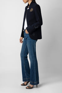 Blazer Very Multi Strass - Encre