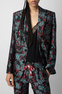 Blazer Vegy Thunder Jacquard - Noir