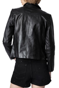 Short en jean Sissi Strass - Noir